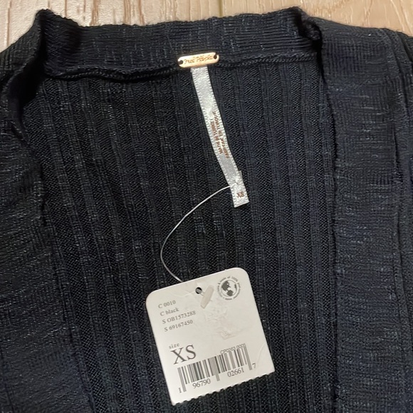 Free People Date Night Cardi, Black, size XS - Picture 6 of 16